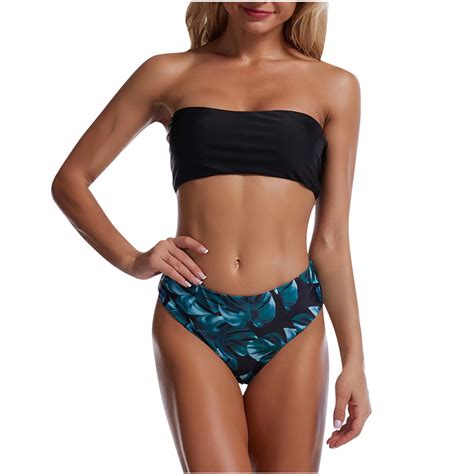 Zzwxwa Plus Size Bathing Suit For Women Fashion Women Printed Bikini