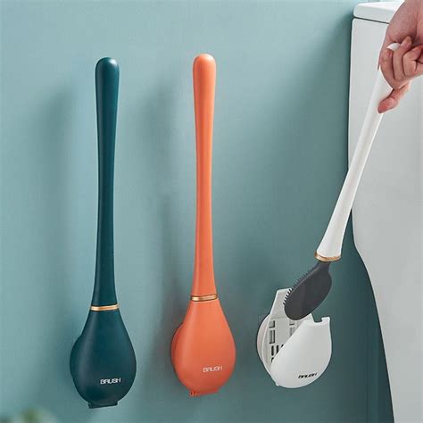 Modern Home Flexible Silicone Toilet Brush – woobiliy