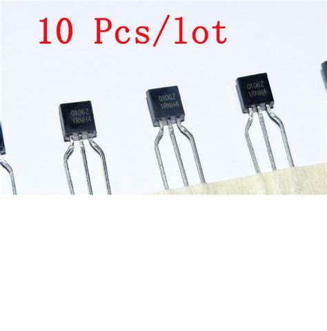 10 Pcs Lot New NCE0106Z In Line TO 92 MOS Field Effect Tube 6A 100V