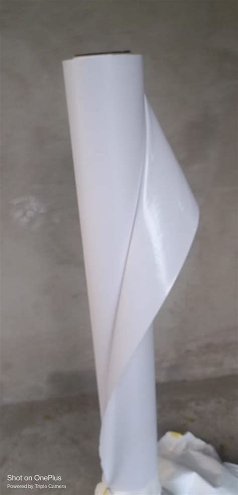 Pvc Plain Gsm Addica White Frontlit Flex Roll For Making