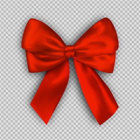 Premium Vector Realistic Red Bow