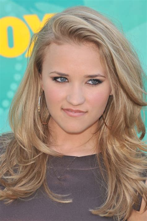 Emily Osment Wavy Honey Blonde Loose Waves Messy Hairstyle Steal Her