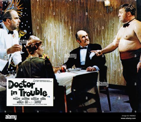 Doctor In Trouble Robert Morley Standing Left Harry Secombe