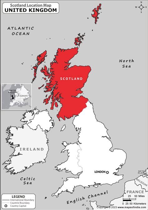 Where is Scotland Located in United Kingdom? | Scotland Location Map in ...