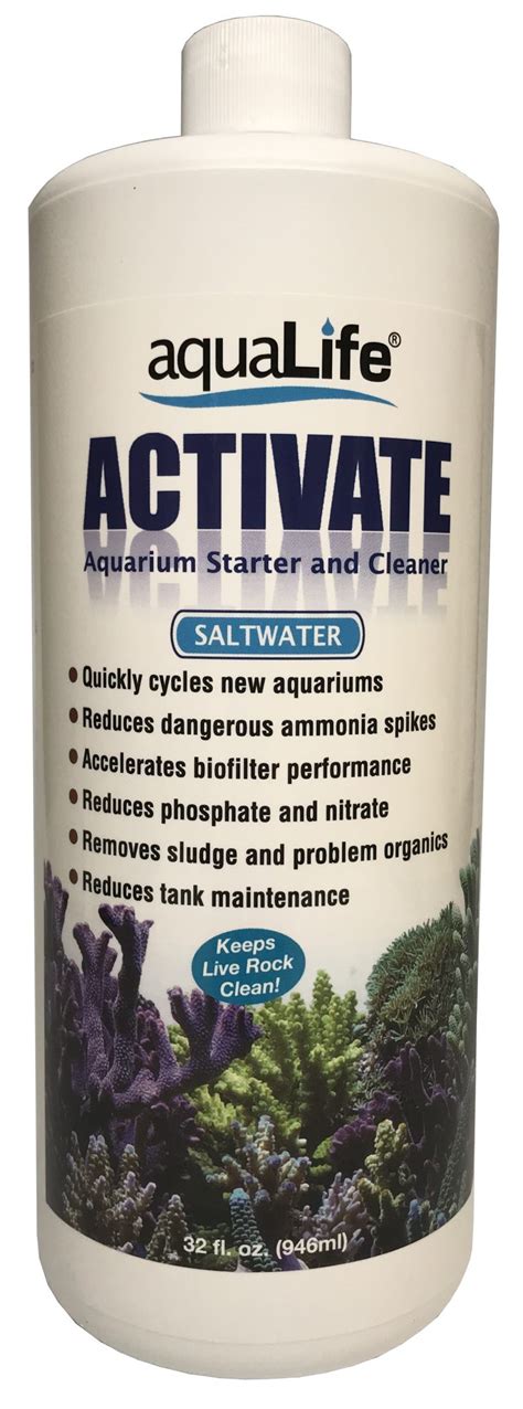 Activate Saltwater Oz Aquarium Starter And Cleaner Aquarium Connection