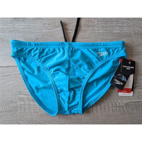 Speedo Swim Speedo Mens Solar Inch Swim Bikini Baia Blue Brief Swimwear Size Powerflex