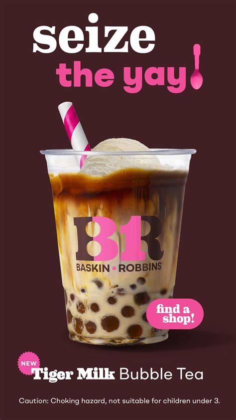 Baskin Robbins New Tiger Milk Bubble Tea In 2022 Bubble Tea Recipe