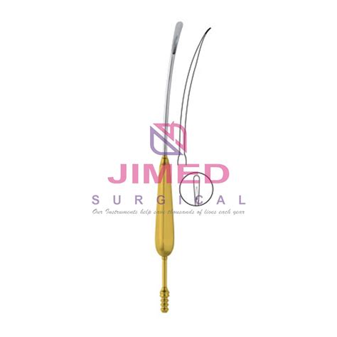 Scalp Elevator Dissector With Suction Port Hole Curved Cm Mm Blade