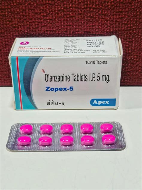 Olanzapine 5mg Tablet For Hospital At Rs 450 Box In Ahmedabad ID