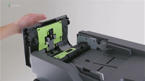 atasco en adf lexmark mx youtube