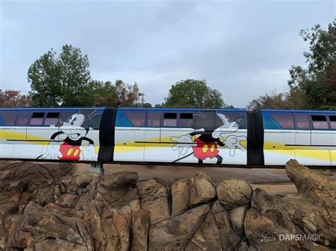 Monorail Blue Debuts New Mickey Mouse Look At The Disneyland Resort