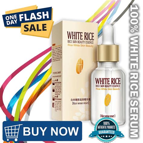 Rw White Rice Serum Whitening Face Moisturizing Cream Original Anti