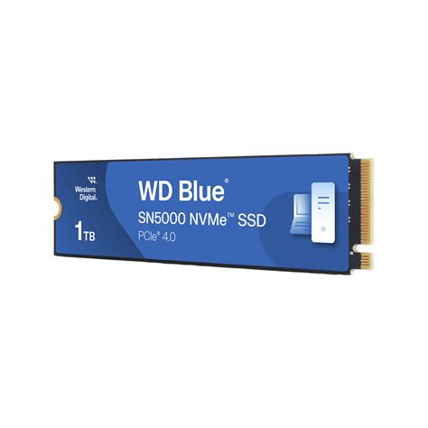 WesternDigital WD Blue SN5000 シリーズ M.2 PCIe Gen4 NVMe接続 SSD (1TB ...