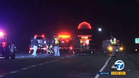 4 Hospitalized Including 2 Chp Officers After Driver Hits Stalled Vehicle On 60 Fwy In