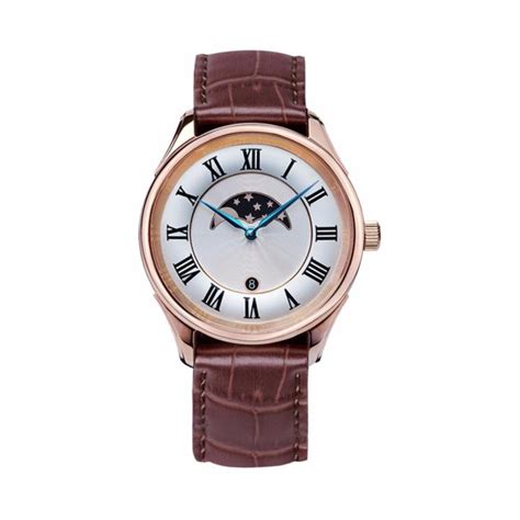 Alvieri Firenze Lunar Jam Tangan Unisex White Rose Gold Lazada