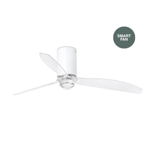 Ventilador De Techo Faro Barcelona Wp Mini Tube Fan Led Smart