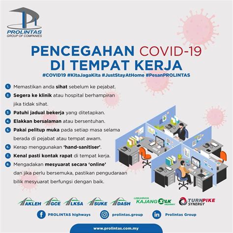 Pencegahan Covid Di Tempat Kerja Prolintas