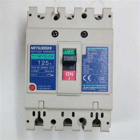 Jual MCCB NFB Breaker Mitsubishi NF 125CW NF125CW NF125 CW 63A