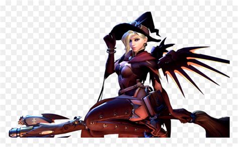 Mercy Render Png - Overwatch Mercy Witch Skin, Transparent Png - vhv