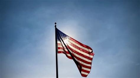 American Flag Waving Slow Motion Stock Footage Video (100% Royalty-free ...