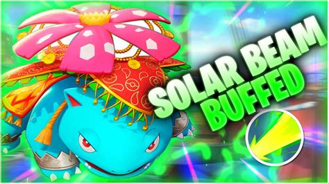 Venusaur Solar Beam Got Even Stronger Crazy Buff Pokemon Unite