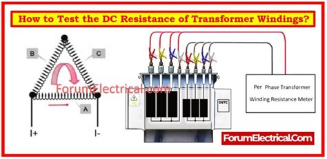 How To Test The DC Resistance Of Transformer Windings