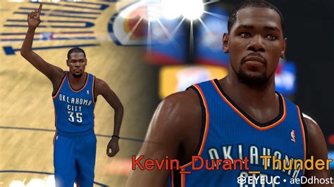 Kevin Durant Cyberface And Body Model OKC Version By AeDdhost FOR 2K21