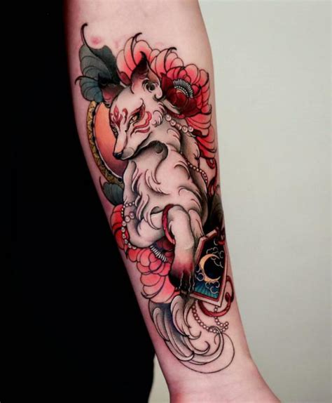 20 Kitsune Tattoo Designs with Meaning | Art and Design