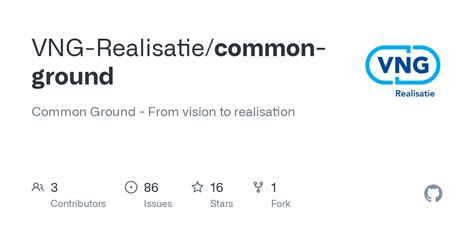 Github Vng Realisatiecommon Ground Common Ground From Vision To