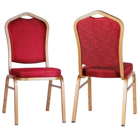 red aluminium banquet chair  rs piece hotel banquet chair