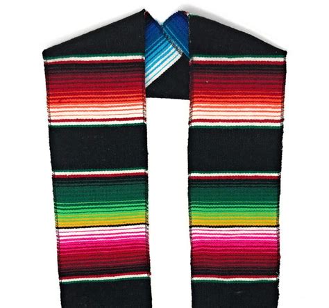 Authentic Mexican Serape Stole Sash For Graduation By Mexitems Pick