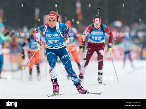 Ruhpolding Deutschland Januar Tschechischer Biathlet