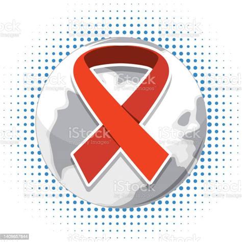 Vetores De Símbolo De Aids Hiv De Fita Vermelha E Mais Imagens De Aids