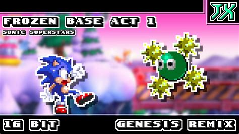 16 Bit Genesis Frozen Base Zone Act 1 Sonic Superstars YouTube