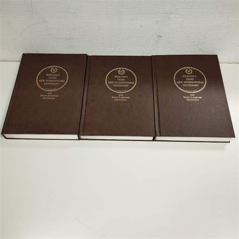 Officina68 Webster S Third New International Dictionary 3 VOL