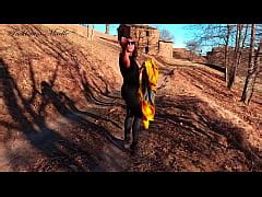 Masturbating Joi Orgasm Of A Blonde Sporty Slut Naked In The Nature Her Jerk Off Instruction