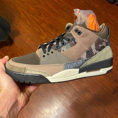 Air Jordan 3 Iii Retro Se Camo Multi Color Patchwork Size Me Kixify