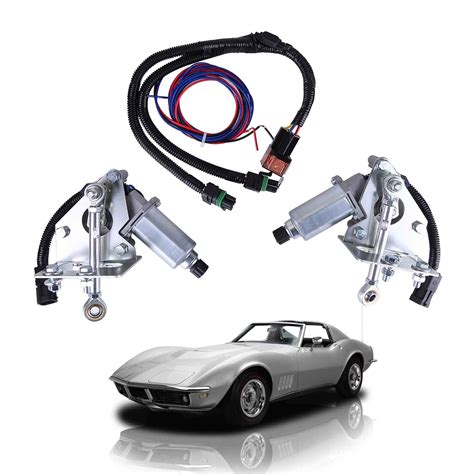 For C Corvette Electric Headlight Motor Conversion Kit