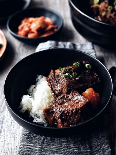 Korean Braised Short Ribs Galbi Jjim Recipe The Subversive Table