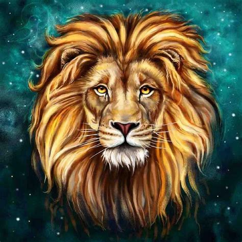 Lion Head Art