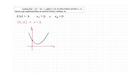 3 224 S 109 ZR2OE Funkcja F X Ax2 Bx C Ma Dwa Miejsca Zerowe