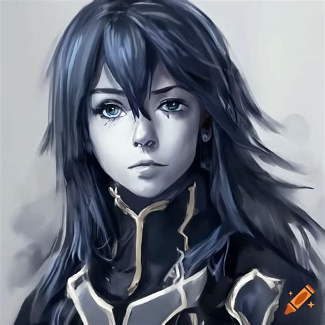 Photorealistic Sketch Of Lucina From Fire Emblem On Craiyon