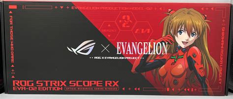 Asus Rog X Evangelion Strix Scope Rx Eva Edition Red Switch Keyboard