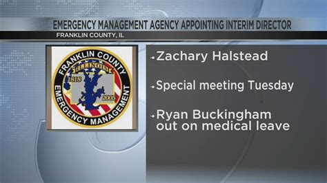 Franklin County Emergency Management Agency Appointing Interim Director