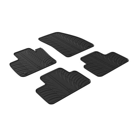 Tapis caoutchouc sur mesure avant et arrière Volvo XC40 Tous Types A