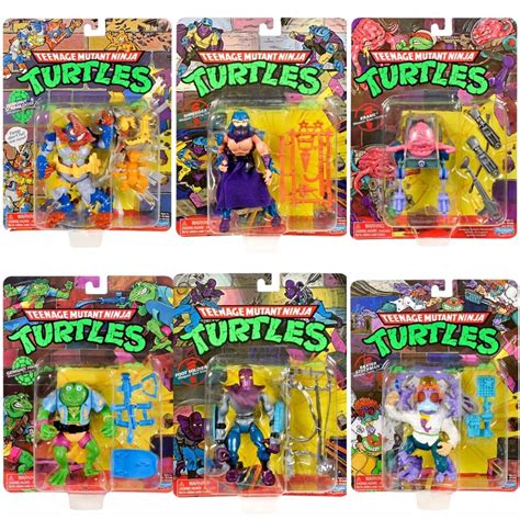 Pre Order Playmates Tmnt Classic Set Of 6 Villains Action Figures