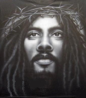 Black And White Jesus Painting at PaintingValley.com | Explore ...