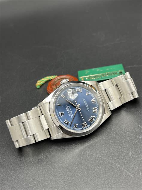 Rolex Datejust Blue Romans