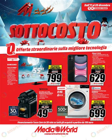 Volantino Mediaworld Sottocosto Dicembre Iphone Galaxy S