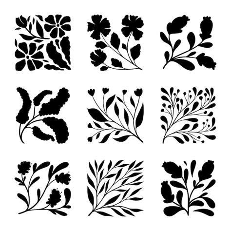 Premium Vector Set Of Leaves Silhouette Vector